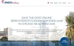 Screenshot ENDOtoday 2018, © art tempi communications gmbh