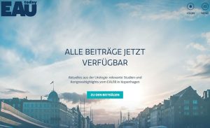 Screenshot EAU Today, © art tempi communications gmbh