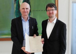 Dekan Prof. Dr. Axel R. Pries und Prof. Dr. Markus Ralser, Copyright Charité/Baar