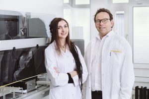 Martin Widschwendter und Chiara Herzog. Foto: Patrick Saringer