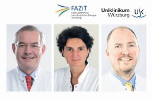 Im Würzburger Fabry-Zentrum erforschen der Nephrologe Christoph Wanner, die Neurologin Nurcan Üçeyler und der Kardiologe Peter Nordbeck (v.l.n.r.) gemeinsam mit ihren Teams die seltene Erkrankung, die Herz, Nieren und Gehirn beeinträchtigt. Bild: Daniel Peter / UKW