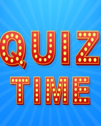 Retro,Light,Text,Quiz,Time.,Retro,Light,Bulb.,Vector,Stock