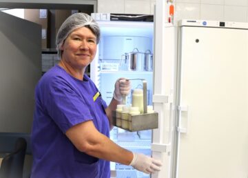 Protein-Kick stärkt Babys Darm