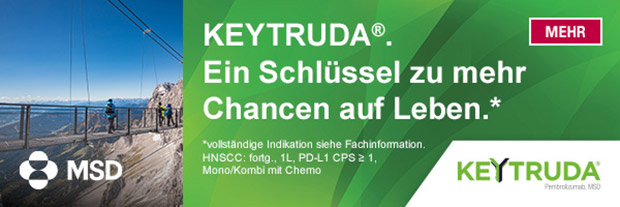 KEYTRUDA. Ein Schlüssel zu mehr Chancen auf Leben.*