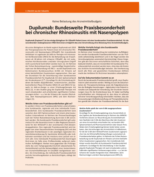 Sonderpublikation Praxisbesonderheit