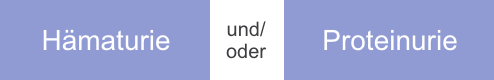 Hämaturie und/oder Proteinurie