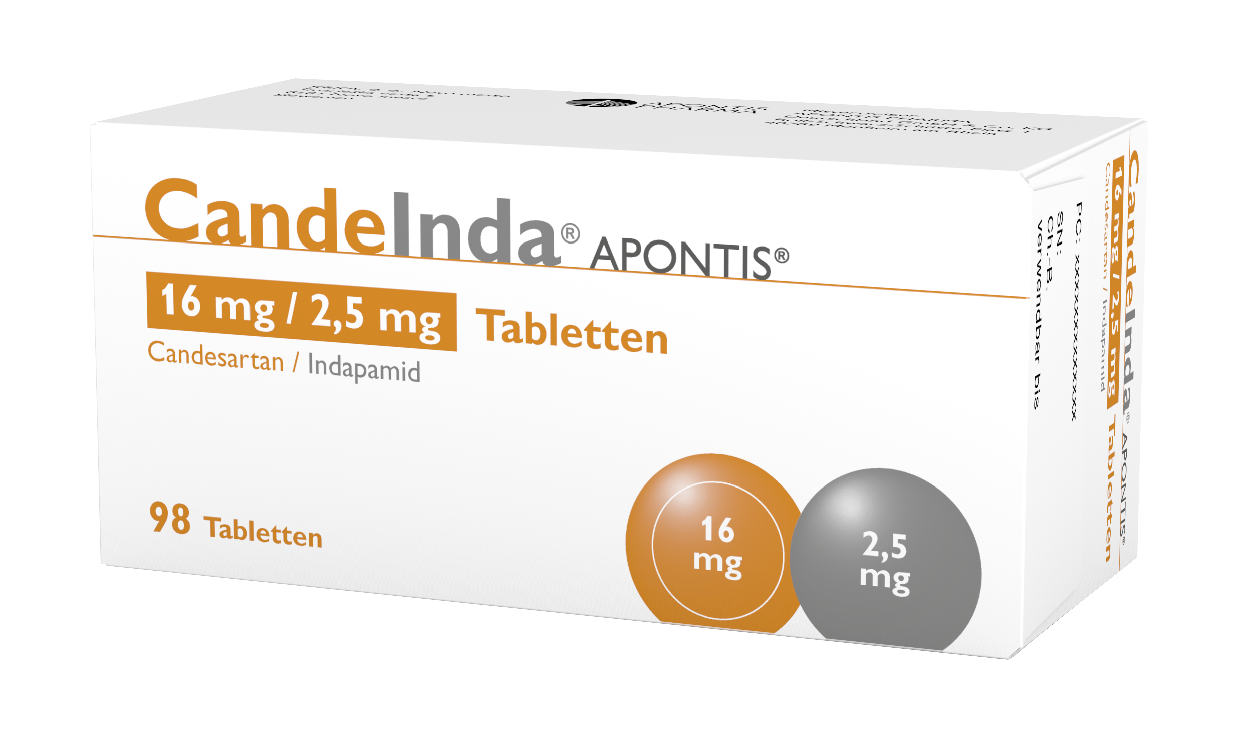 Candelnda Apontis_16 mg_2,5 mg_98Tb_rechts_frei