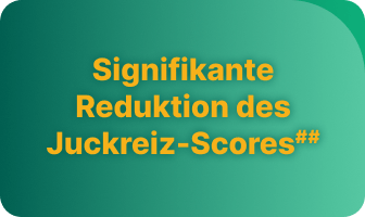 Signifikante Reduktion des Juckreiz-Scores