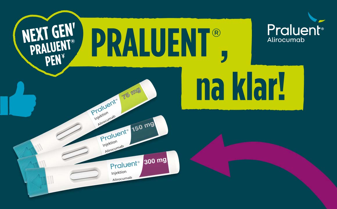 PRALUENT®, na klar! und 3 Pens