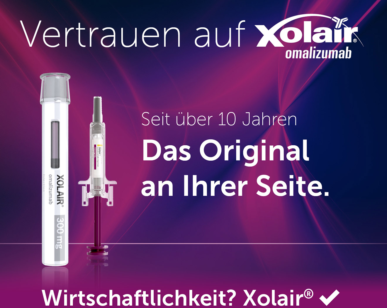Vertrauen auf Xolair