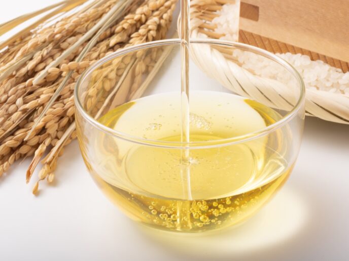 Reiskörner und Reisöl