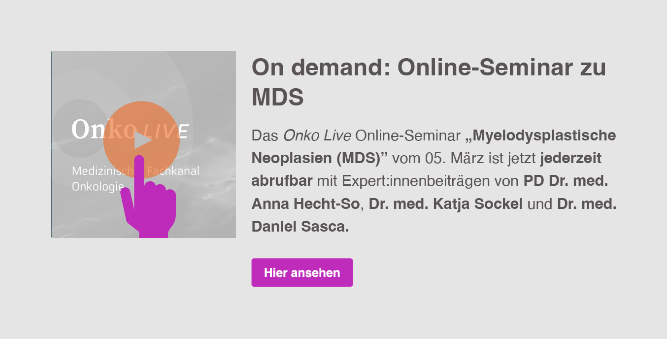 On demand: Online-Seminar zu MDS