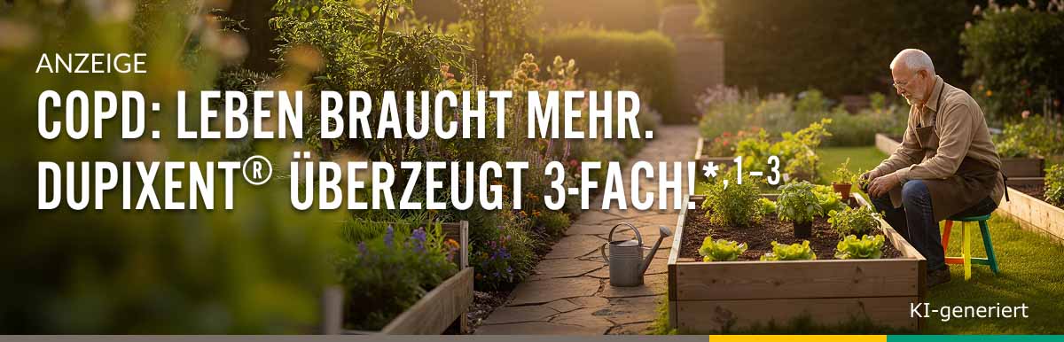 Mann Garten Kräuter